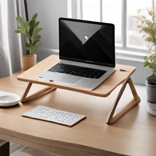 Afbeelding van Opvouwbare laptopstandaards: ideaal voor onderweg