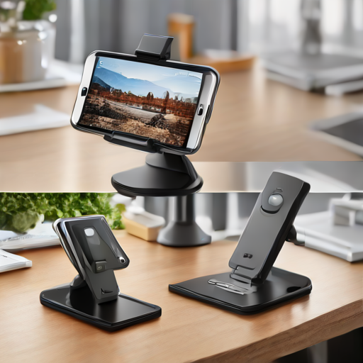 Afbeelding van Essentiële functies voor een opvouwbare telefoonhouder