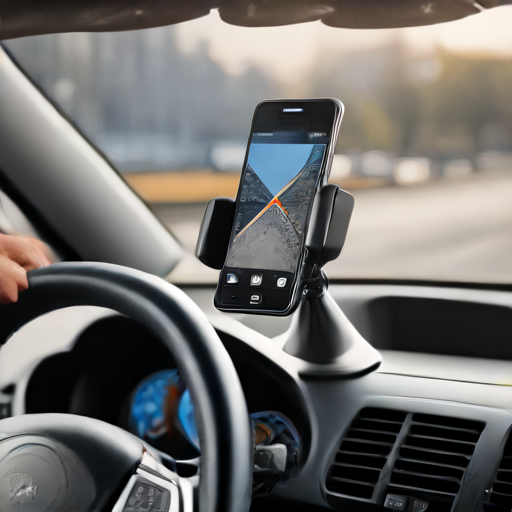 Afbeelding van Magnetische autotelefoonhouders voor veilige ritten