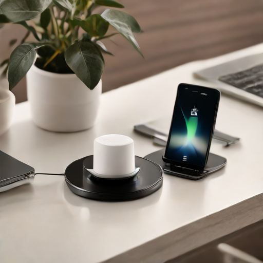Afbeelding van Mini-draadloze opladers: compact en praktisch voor iedereen