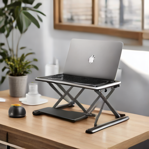 Afbeelding van Gebruik opvouwbare laptopstandaards voor meer comfort