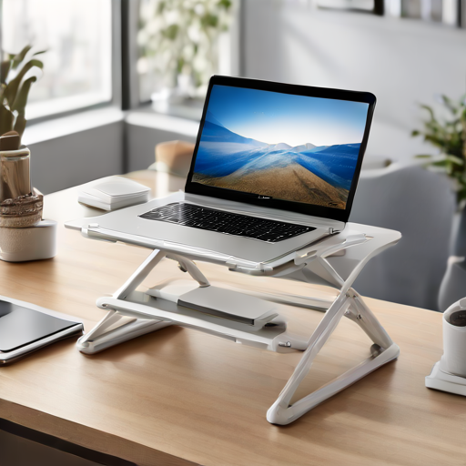 Afbeelding van Opvouwbare laptopstandaard: Ergonomie voor professionals
