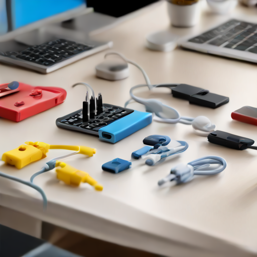 Afbeelding van USB-kabelopbergclips: De oplossing voor kabelchaos