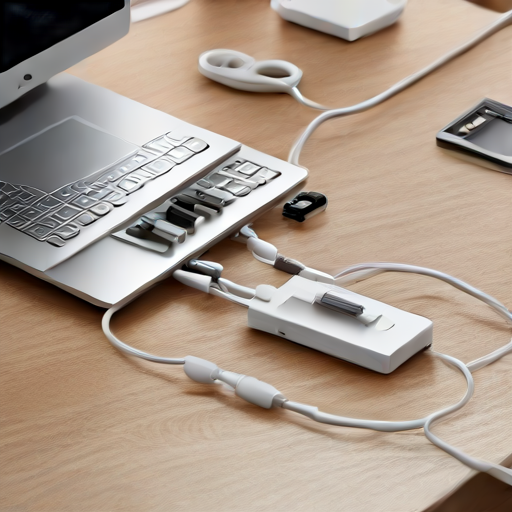 Afbeelding van Organiseer je kabels met USB-kabelopbergclips