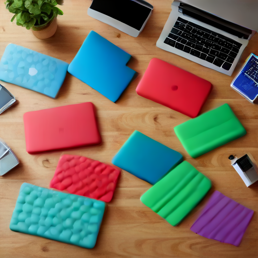 Afbeelding van Populaire kleuren voor siliconen laptopcovers ontdekken