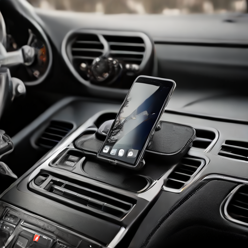 Afbeelding van Anti-slip telefoonmatten: essentieel voor veilig rijden