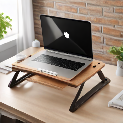 Afbeelding van Verhoog je productiviteit met een opvouwbare laptopstandaard