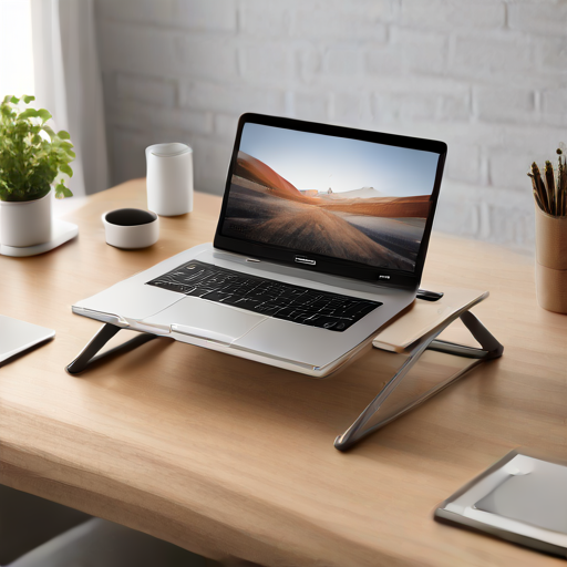 Afbeelding van Opvouwbare laptopstandaards: perfect voor onderweg