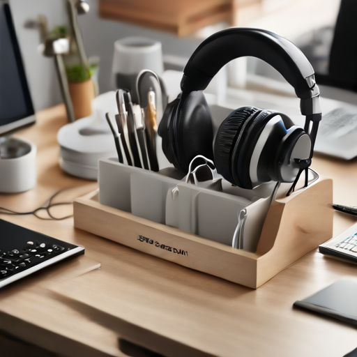 Afbeelding van Organiseer Efficiënt: Koptelefoons in een Organizer