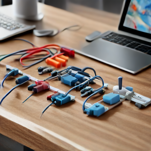 Afbeelding van Installeer kabelmanagementclips zonder schade aan je bureau