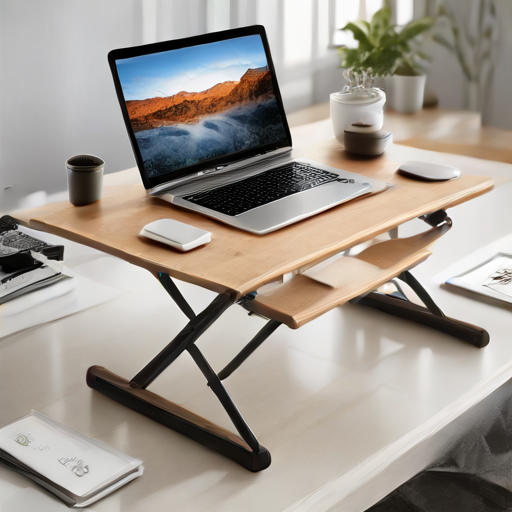 Afbeelding van Optimaliseer je werkplek met opvouwbare laptopstandaards