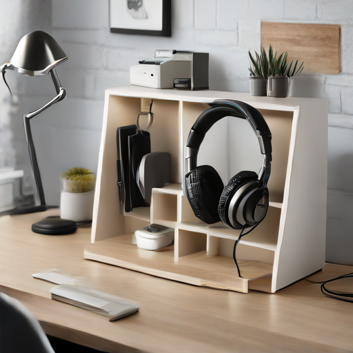 Afbeelding van Optimaliseer je ruimte met een koptelefoon-organizer