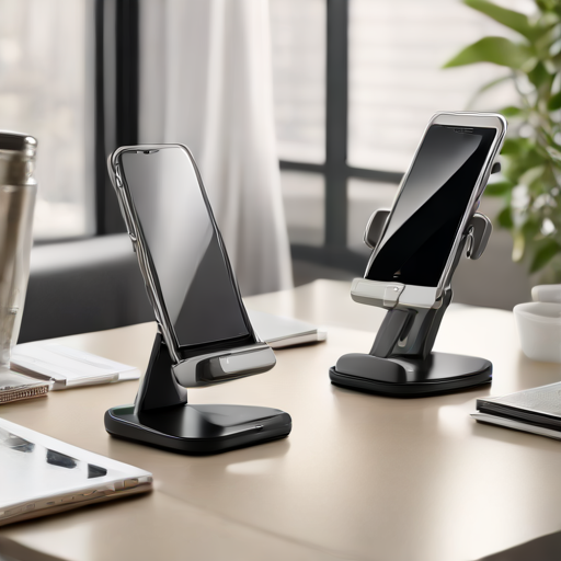 Afbeelding van Opvouwbare Telefoonhouders: Handig en Ruimtebesparend