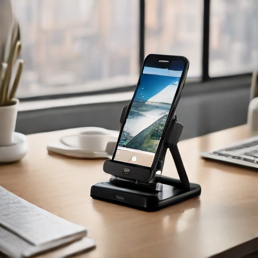 Afbeelding van Combineer opvouwbare telefoonhouders met accessoires