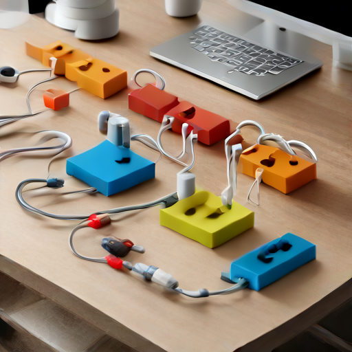 Afbeelding van Kabelmanagementclips: De oplossing voor rommelige kabels