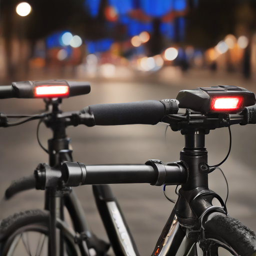 Afbeelding van Fietslampjes met LED: Veilig sporten in het donker