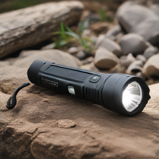 Afbeelding van Oplaadbare waterdichte zaklampen met zonne-energie