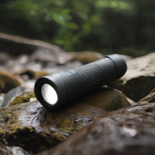 Afbeelding van Veiligheid van waterdichte zaklampen in de regen