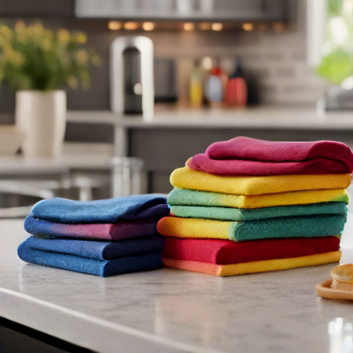 Afbeelding van Voordelen van Microfiber Doekjes in de Keuken