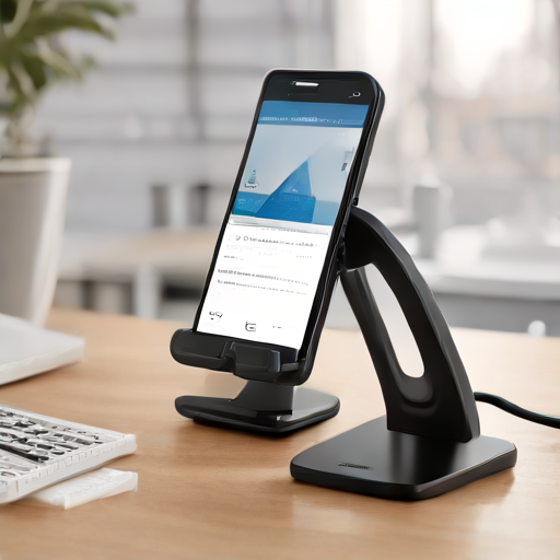 Afbeelding van Verbeter je smartphone-ervaring met een plastic telefoonstandaard