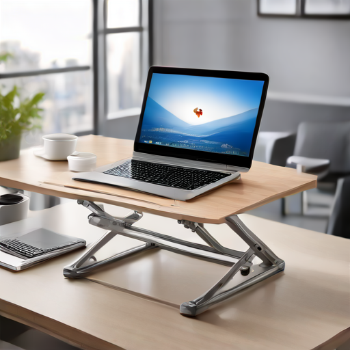 Afbeelding van Verhoog je productiviteit met een opvouwbare laptopstandaard