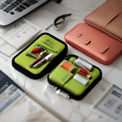 Afbeelding van Effectieve USB-kabelopbergclips voor reizigers