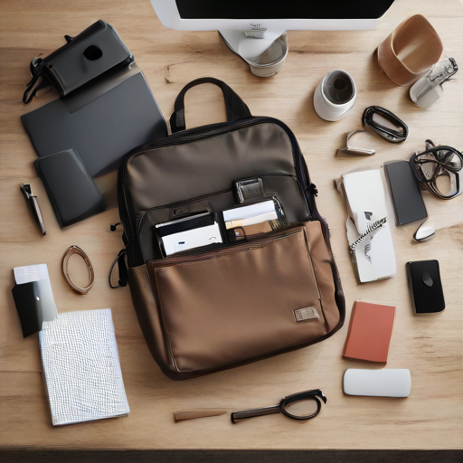 Afbeelding van Organiseer je spullen in een laptoptas als een pro