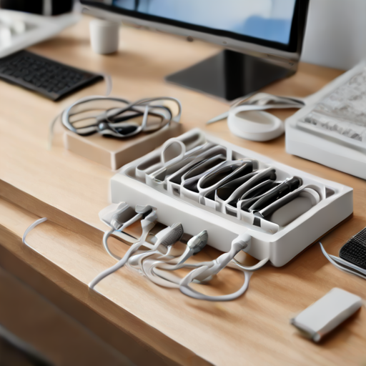 Afbeelding van Ontdek de Voordelen van Zelfklevende Kabelorganizers