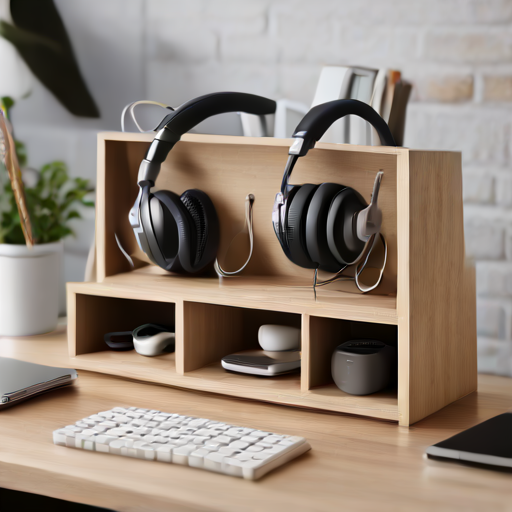 Afbeelding van Maak je eigen koptelefoon-organizers zonder gereedschap