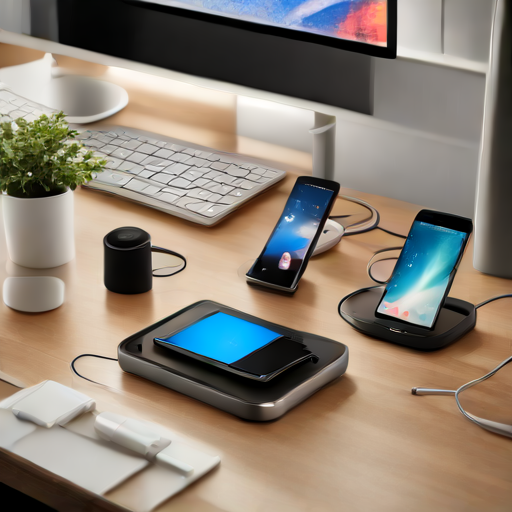 Afbeelding van Organiseer je werkplek met 3-in-1 opladers