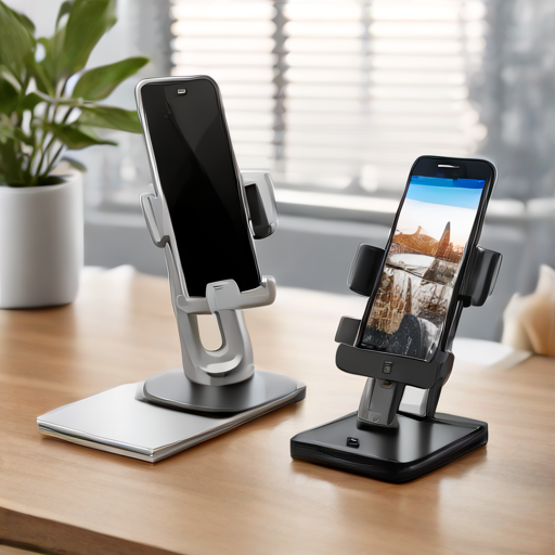 Afbeelding van Gebruik een opvouwbare telefoonhouder voor videobellen