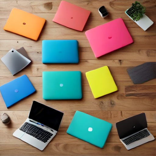 Afbeelding van Populaire kleuren voor siliconen laptopcovers onthuld