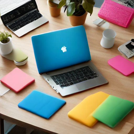 Afbeelding van Ontdek de Kleurrijke Wereld van Siliconen Laptopcovers