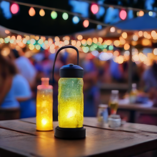 Afbeelding van Waterbestendige USB-oplaadlampjes voor festivals