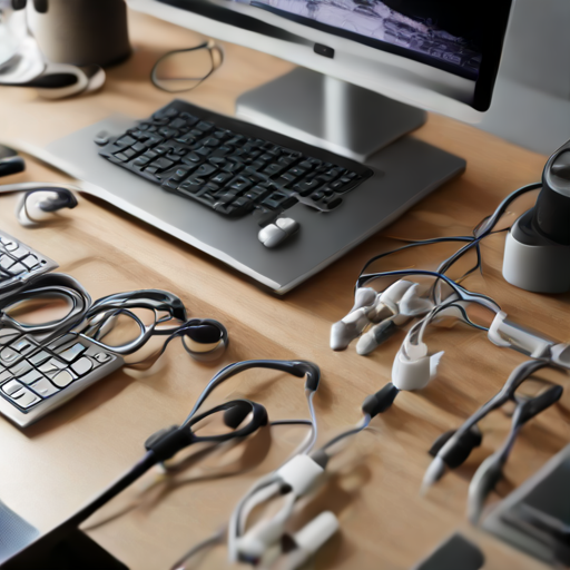 Afbeelding van Combineren van USB-kabelopbergclips met andere kabels