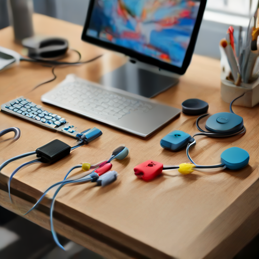 Afbeelding van USB-kabelopbergclips: De oplossing voor kabelbeheer