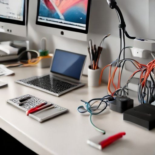 Afbeelding van Kabelmanagementclips: De oplossing voor een opgeruimd kantoor