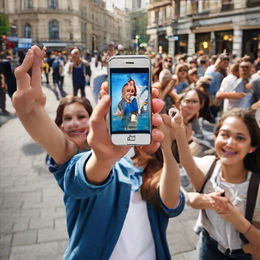Afbeelding van Veiligheid van Selfiesticks op Drukke Plekken